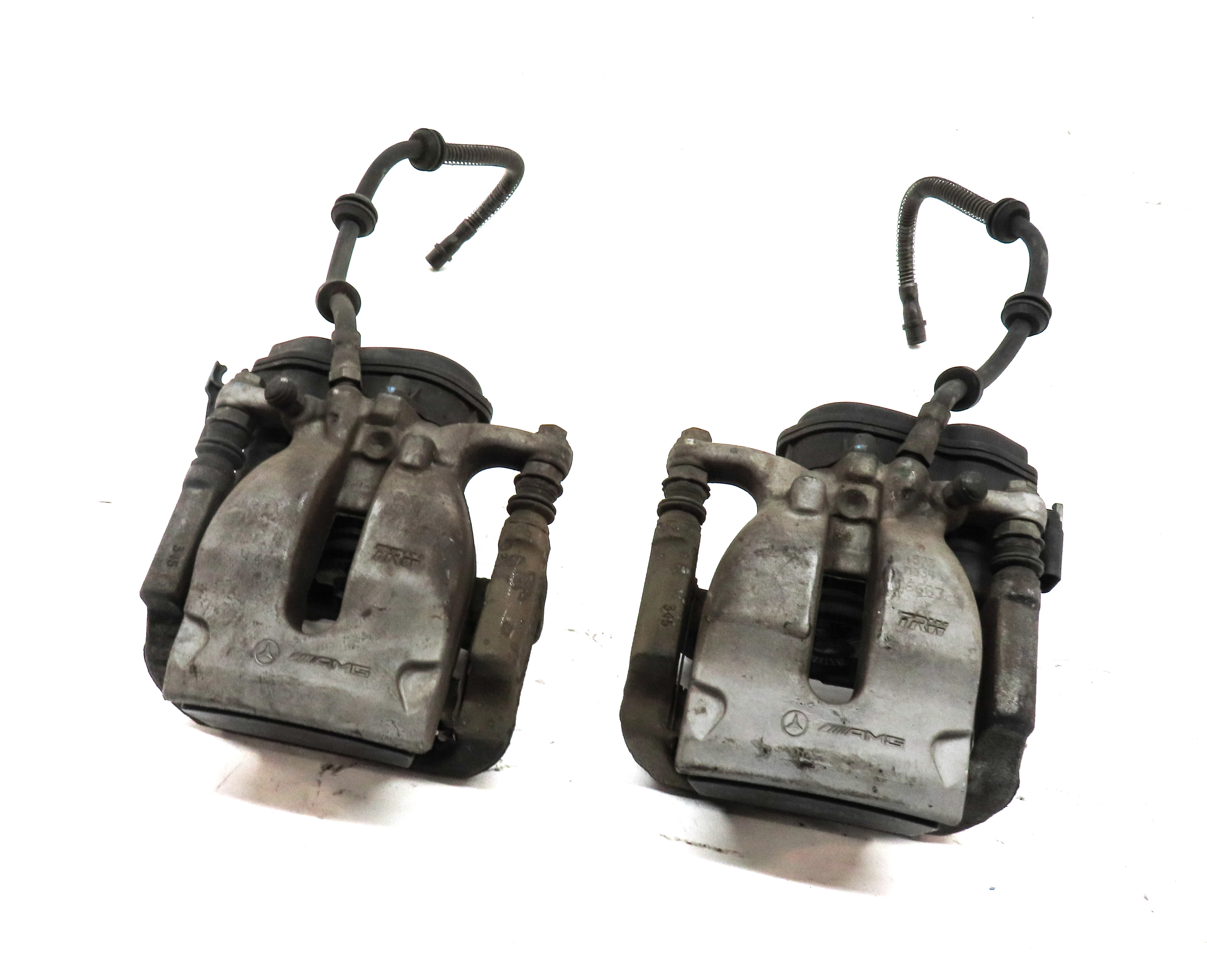 2013-2019 MERCEDES GL GLE GLS ML (W166 X166) LEFT REAR BRAKE CALIPER w/ ACTUATOR — exact item pictured